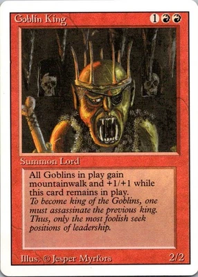 2022 30th Anniversary Edition G Goblin King Memorabilia/Rare #447 - Image 1 of 2