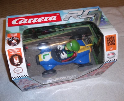 MARIO KART CARRERA RC REMOTE CONTROL CAR KART MARIO BROTHERS LUIGI NEW OLD STOCK - Image 1 of 4