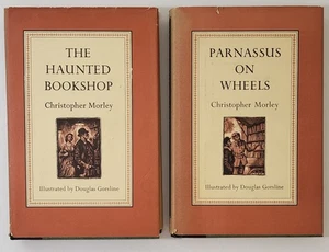 Juego de libros Parnassus on Wheels & The Haunted Bookshop Christopher Morley 1955 DJ - Imagen 1 de 20