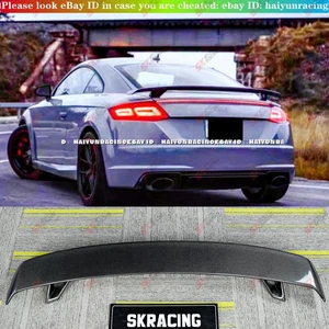 Real Carbon Fiber Rear Trunk Spoiler Wing  Fit For Audi A3 S3 A4 S4 A5 S5 A6 TT - Bild 1 von 22