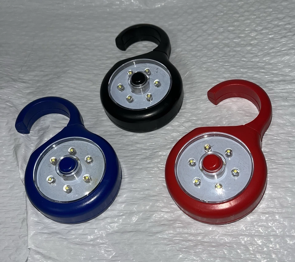 Led Hook Lights Set Of 3 - Image 1 of 1