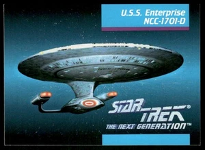 1992 Impel Star Trek: The Next Generation #043 U.S.S. Enterprise NCC-1701-D - Picture 1 of 2