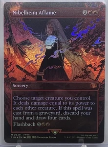 Nibelheim Aflame (Borderless) Final Fantasy Foil - Picture 1 of 2