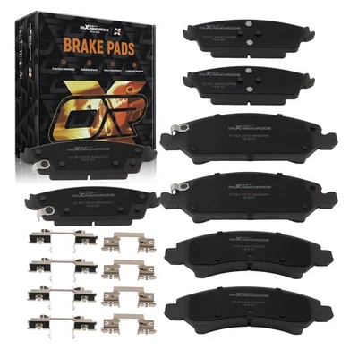 4 juegos de pastillas de freno delanteras y traseras de cerámica para Chevrolet Silverado 1500 2014-18 P-1363 Foto 1 de 4