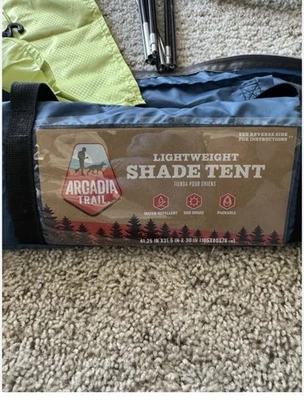 Arcadia Trail Lightweight Shade Tent Dog Cat Blue - Image 1 of 2