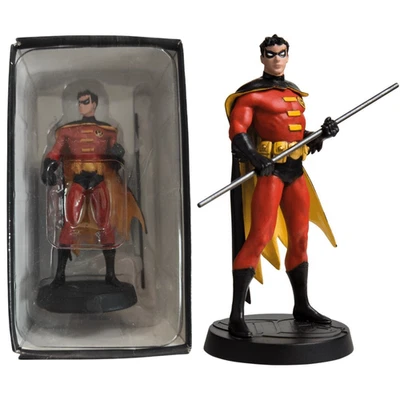 DC Comics Collectible Lead Figurine Super Heroes Robin 6 Eaglemoss Comics Films - Image 1 of 4