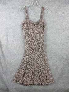 Max Studio Special Edition Dress Women XS Black Silk Flower chiffon Lined Floral - Picture 1 of 24