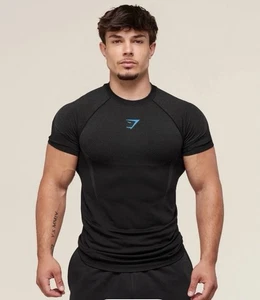 Gymshark Onyx V5 Short Sleeve Midnight Gymshark Exclusive LARGE - Picture 1 of 7