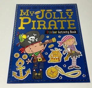 My Jolly Pirate Sticker Activity Book 2017 UNUSED throughout Over 250 Stickers - Picture 1 of 10