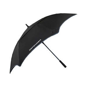 ORIGINAL LAND ROVER DEFENDER MARKE SCHWARZ REGENSCHIRM BROLLY und TRÄGER DLUM110BKA - Bild 1 von 3