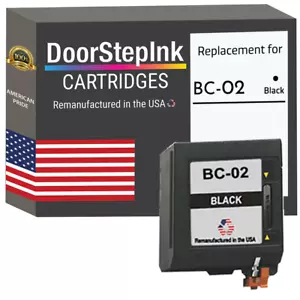 Cartucce di inchiostro compatibili DoorStepInk per Canon BC-02 Nero-USA - Foto 1 di 5