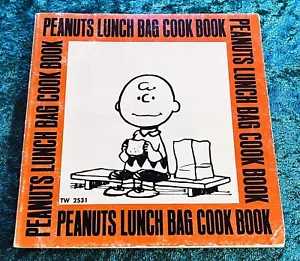 Peanuts Lunch Bag Kochbuch, Charlie Brown Erstdruck 1974 guter Zustand - Bild 1 von 5