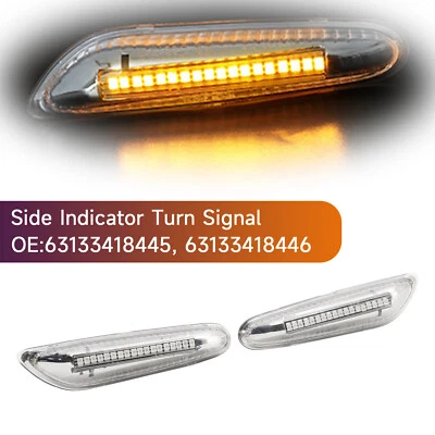 LED Sequential Blinker Side Indicator Turn Signal for BMW E90 E92 E60 E87 E82 SP - Image 1 of 4