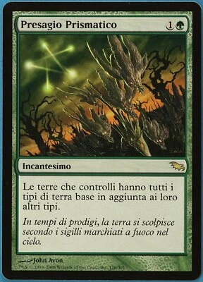 Prismatic Omen Shadowmoor (ITALIAN) NM Green Rare MTG CARD (ID# 180742) ABUGames - Image 1 of 2