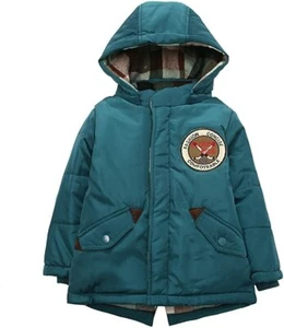 RH Boys' Down Coat Winter Puffer Jacket Removable Hood Warm Outdoor 1-5T RHN2331 - Picture 1 of 8
