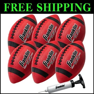 Youth-Sized Rubber Football - Durable & Weather-Resistant - Ideal for Practice - Picture 1 of 10