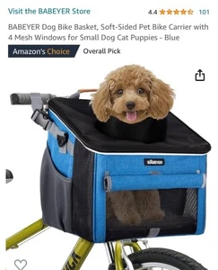 Babeyer Pet Bike Basket - Picture 1 of 4
