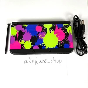 NINTENDO Nuevo 3DS Kisekae Consola Negra Splatoon Cubierta Placas No.060 NTSC-J - Imagen 1 de 24