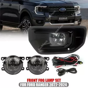 Halogen Fog Light Bumper Frame Cover Daytime Running Light For Ford Ranger 22-24 - Picture 1 of 9