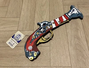 Pirate Pistol Captain Red Stripe Pretend Play Foam Toy Gun. Fancy Dress. New - Picture 1 of 7