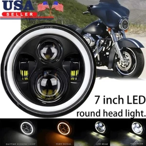 7" Motorcycle Halogen Headlight For Yamaha Virago XV 250 500 700 750 920 1100 - Picture 1 of 11
