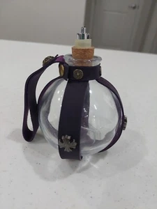 NEU Renaissance Festival Gifttrank Flasche lila Kunstleder Halstuch Cosplay - Bild 1 von 8