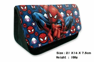 Spiderman Pencil Case Kids School Office Travel Bag Comics Superhero Gaming Aus - Picture 1 of 4