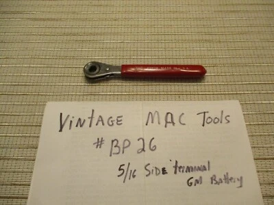 MAC TOOLS # BP26 Ratcheting 5/16" Reversible Side Terminal GM Battery Wrench - Image 1 of 4