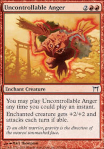 Champions of Kamigawa - Uncontrollable Anger - Foil - Image 1 of 1