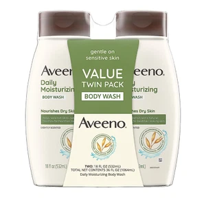 Aveeno Daily Moisturizing Body Wash for Dry & Sensitive Skin with Prebiotic Oat, - Picture 1 of 11