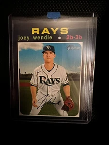 2020 Topps Heritage High Number - #574 Joey Wendle AUTOGRAPHED - Picture 1 of 1