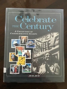 Book Celebrate The Century Vol 8 Collection of Commemorative Stamps 1970-1979 - Imagen 1 de 2