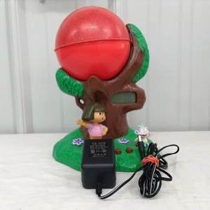 Rare 2005 Nick Jr. Dora The Explorer & Boots Tree Alarm Clock And Night Lite  - Picture 1 of 12