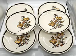 6er Set Vintage Royal China Jeannette USA Frolic 10" Ofenfest Essteller - Bild 1 von 15