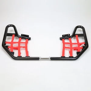 For Honda TRX 400EX 99-14 400X TRX400X Nerf bars Black With Red Net Guard Rack - Picture 1 of 4