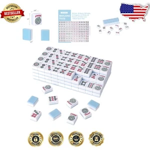 Professional Quality 166-Tile American Mahjong Set - 1.2 Inch Durable Design - Picture 1 of 9