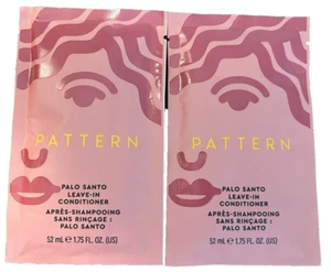 Pattern Palo Santo Leave In Conditioner 52ml/1.75 oz Sample Packet x 2 - Picture 1 of 2