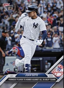 2024 Topps NOW Youngest to Homer All 30 Teams 8.11.24 JUAN SOTO Digital - Picture 1 of 1