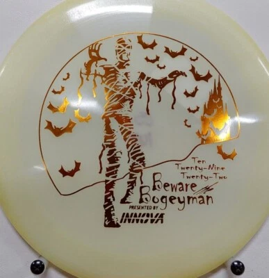 (1) New Innova Glow Champion Colossus Halloween Mummy Stamp ***PICK WEIGHT - Image 1 of 2