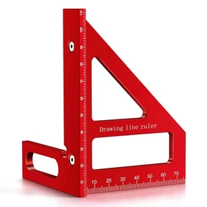3D Multi-Angle Carpenter Square Hole Scribing Ruler, Aluminum Alloy Multi Angle - Picture 1 of 7