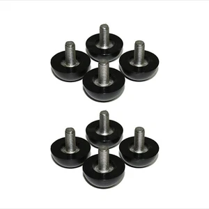 Edelstahl verstellbare Füße 1/2" lange Schraube Möbel 8 mm x 1,25 8er Pack - Bild 1 von 5