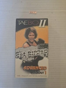 VHS TAE BO II Advanced Workout 1 Billy Blanks “Get Ripped” TaeBo 2 fitness - Picture 1 of 6