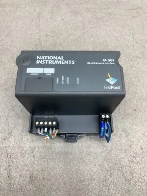 USED NATIONAL INSTRUMENTS 184510D-01 FIELD POINT NETWORK INTERFACE MODULE FP-100 - Image 1 of 4