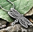 Celtic Dragonfly Pendant With 21 Inch Steel Chain Made In Usa