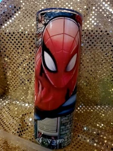 20oz Skinny Tumbler | Skinny | Tumbler | | Sublimation | spiderman - Picture 1 of 1