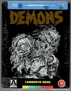 Demoni/Demoni 2 (L. Bava, 1985/1986) blu ray Steelbook ed. Arrow Video - Foto 1 di 2