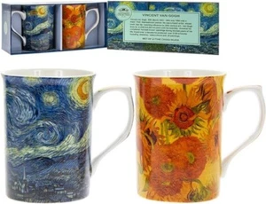 Juego de 2 tazas Castillo Van Gogh The Leonardo Collection, juego de tazas de café - Imagen 1 de 2