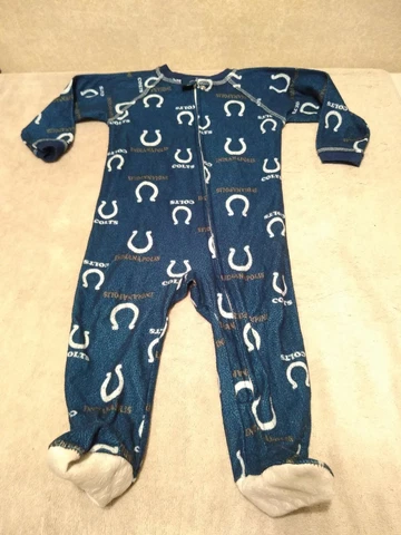 Indianapolis Colts NFL Kids Size 24 Months Pajama Sleeper Cover