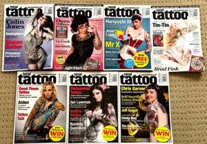 Lot of 7 Total Tattoo UK Magazines ~ 2009-2012 - Picture 1 of 1