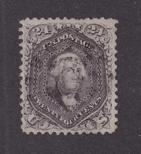 MATT'S STAMPS SCOTT #78a GEORGE WASHINGTON 24-CENT ISSUE OF 1862, USED CV$425 - Picture 1 of 3